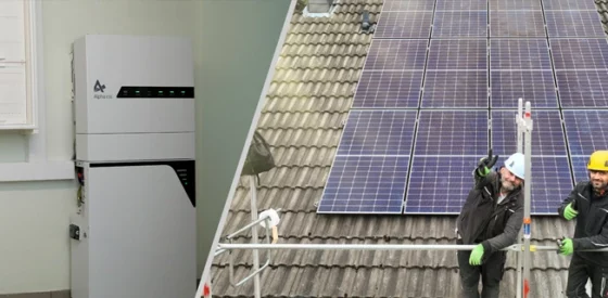 Solaranlage mit Speicher